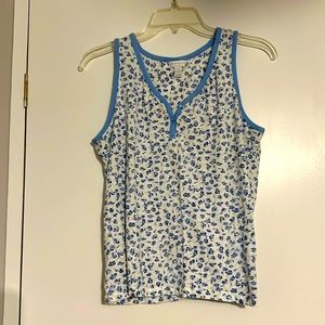 Charter Club sleeveless pajama top for women. Size S